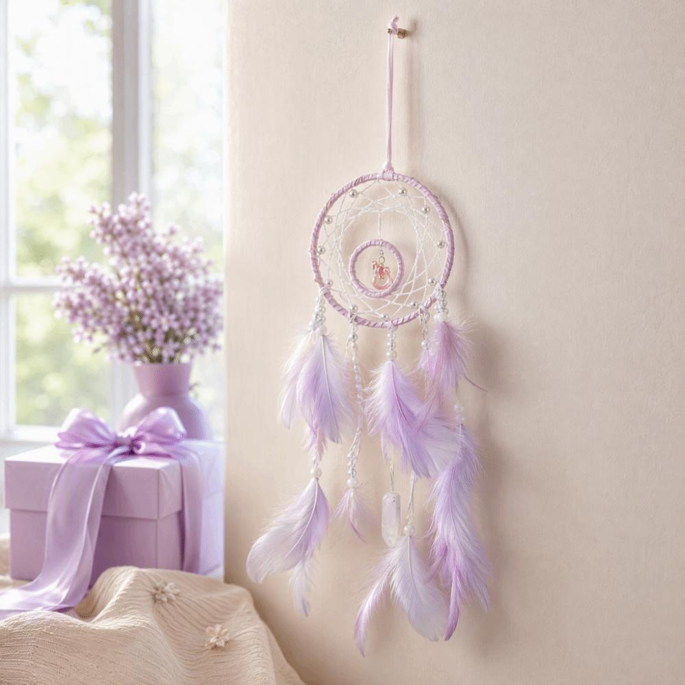 20.47in Dream Catcher Wall Hanging Purple Vintage Dream Catcher Car Interior
