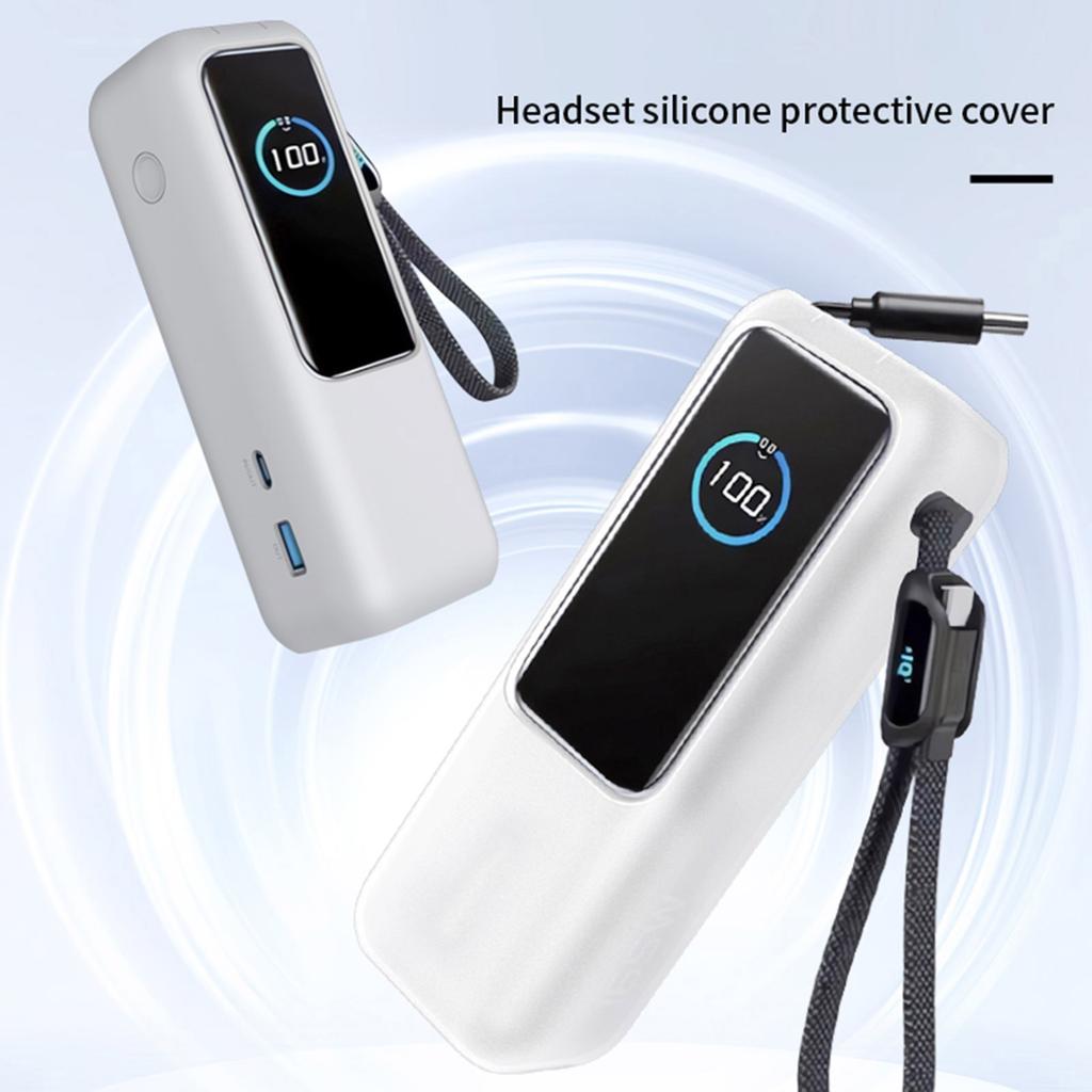 Silikonhülle für Anker Zolo 25000mAh 165W Powerbanks Tragbares Ladegerät Schutzhülle Reise-Tragetasche Kartenaufbewahrungstasche