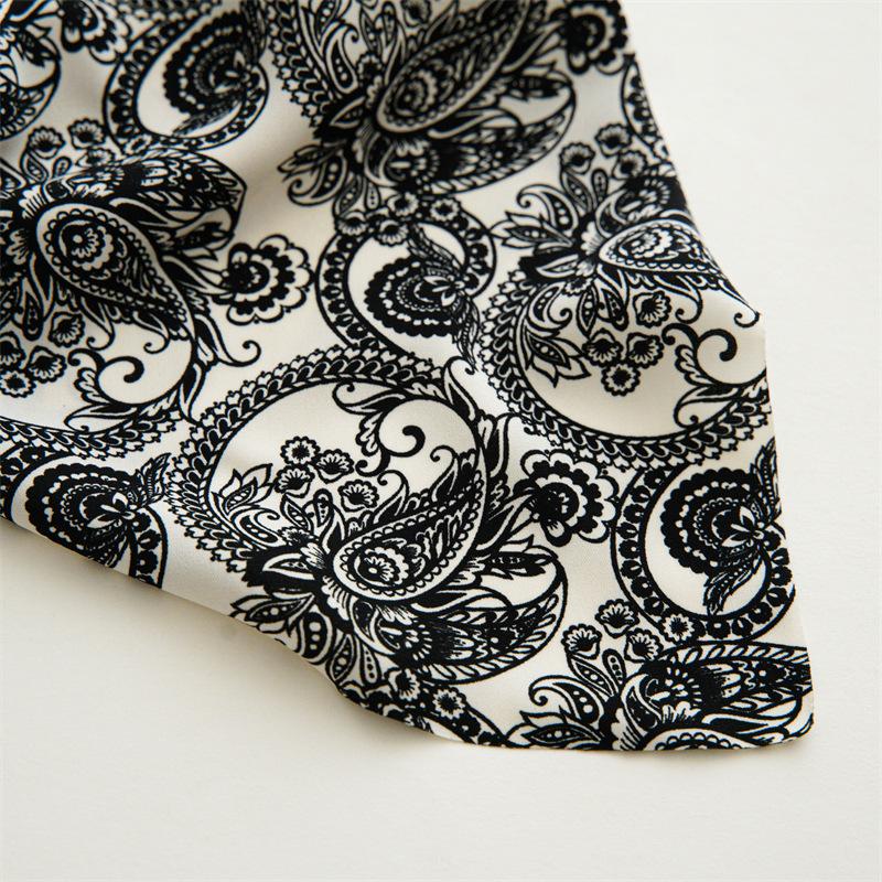 Nouveau bohême imprimé Triangle tête écharpe chaîne à la mode élastique bandes de cheveux Bandanas bandeaux pour femmes cheveux accessoires chapeaux cadeau