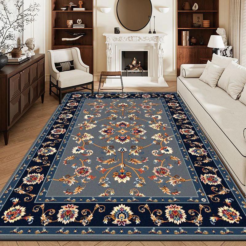 Bohemian Style Rugs for Bedroom Large Carpet Living Room Decoration Retro Carpet Fluffy Soft Lounge Floor Mat Thickend Plush Rug