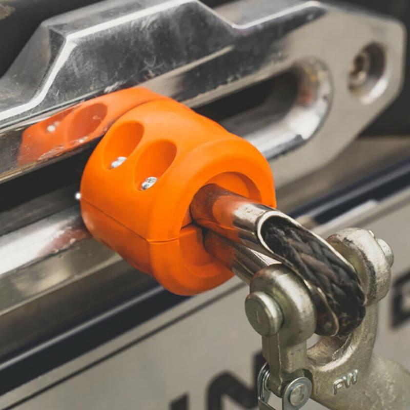 Rubber Winch Stopper Shock Absorbent Cable Protector Rubber Plug Prevent Pulling Bounce And Abrasion Offroad For Truck Utv Atv