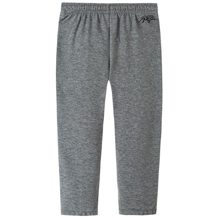 Jordan Solid Color Knitted Running Pants Kids Bottoms Gray JD2132103GS-002