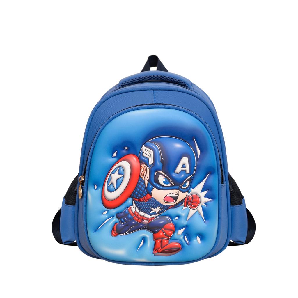 Kindergarten Boys And Girls Backpack Cartoon Animation Cute Children'S Backpack Medium And Large Class Hard Shell Schoolbag Tide