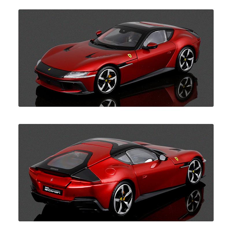 New In Stock Bburago 1:43 Ferrari 12cilindri Alloy Miniature Diecast Model Ferrari 296 Gtb Ferrari Purosangue Car Model Toy Gift