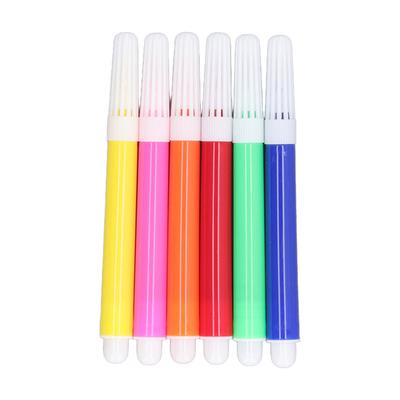 Ensemble de 6 Marqueurs Peinture Acrylique à Base d'Eau pour Doodle Imprimante Consommables Accessoires