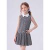 Montagut Girls' Plaid Sleeveless Bubble Dress
