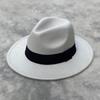British retro European and American jazz hat men's and women's big-brimmed top hat imitation woolen felt hat British retro woolen hat