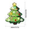 Christmas Bath Mat Snowman Rug Non-slip Cute Cartoon Tree Snowman Design Soft Floor Pad For Toilet Area Shower Bathtub House