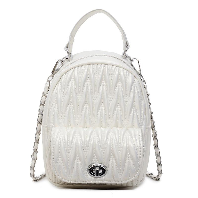 Umhängetasche Damen Leichter Pendlerrucksack Neue Kette Kleiner Rucksack