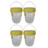 4 Pieces Wasp Traps Outdoor Hanging for Flies Outside Farm Bee Catcher