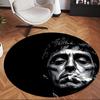 Scarface (19) Round Office Rug Decorative Floor Rug for Office Bedroom Living Room and Home Space