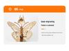 3D Mechanical Butterfly Wooden Puzzle – Educational Model for Kids
