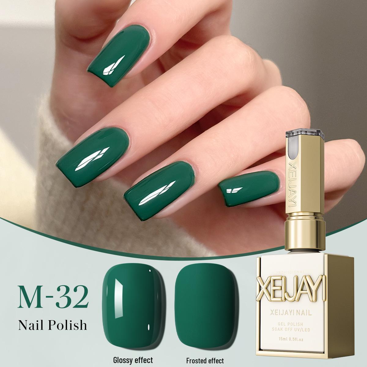 

2025 Aloe Green Gel Nail Polish for Salon Phototherapy
