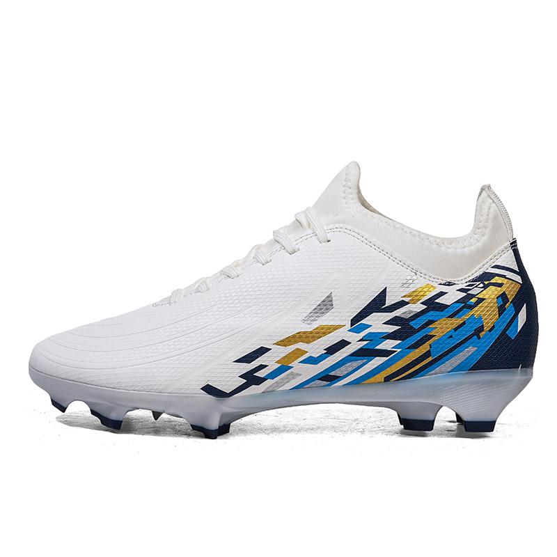 New Men Kids Soccer Shoes Cleats Football Boots Sports Long Studs Shoes for Training Competition
