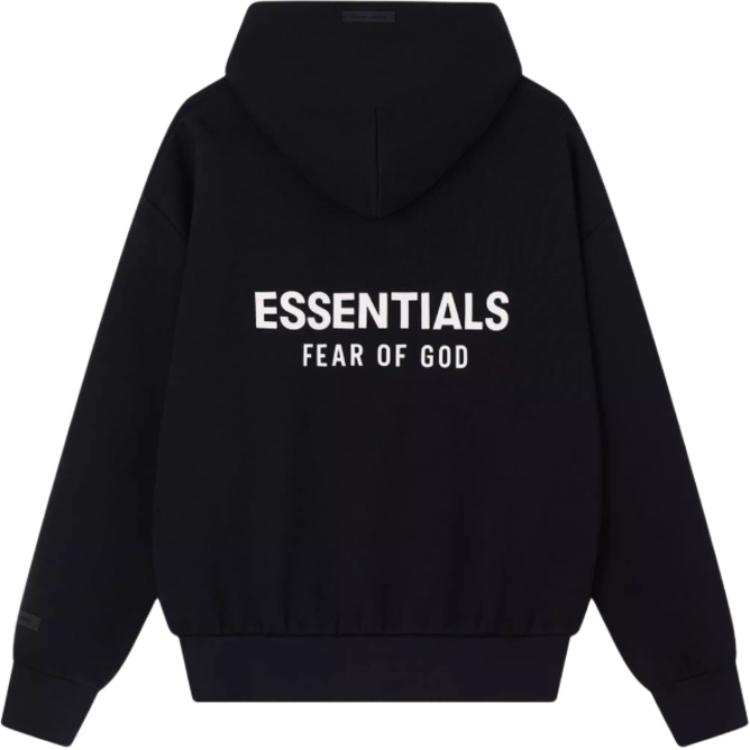 Fear of God Essentials Classic Hoodie Vintage Black Men Tops 192AS252061F