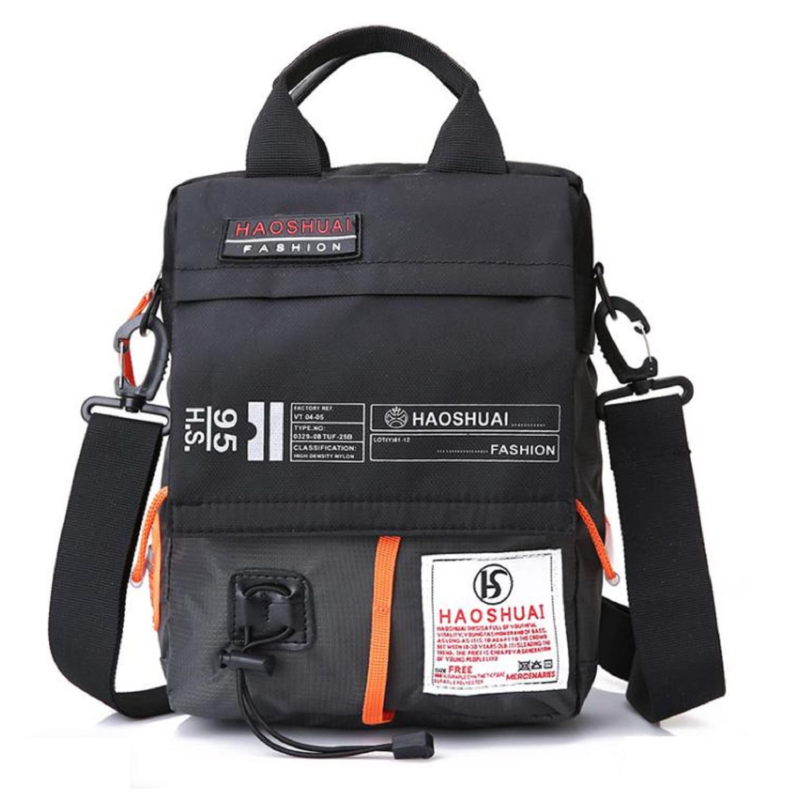 

Cazycazun Large Capacity Shoulder Messenger Waterproof Men s Bag, Crossbody, Handbag, Lightweight, (Gray) сірий колір