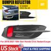 Left Rear Bumper Bezel Reflector Cover Molding For 2016- Honda Civic Sedan