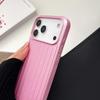 Metallic Paint Stripe Drop-Proof Case for iPhone 13/14/15 Pro Max and 16/17.