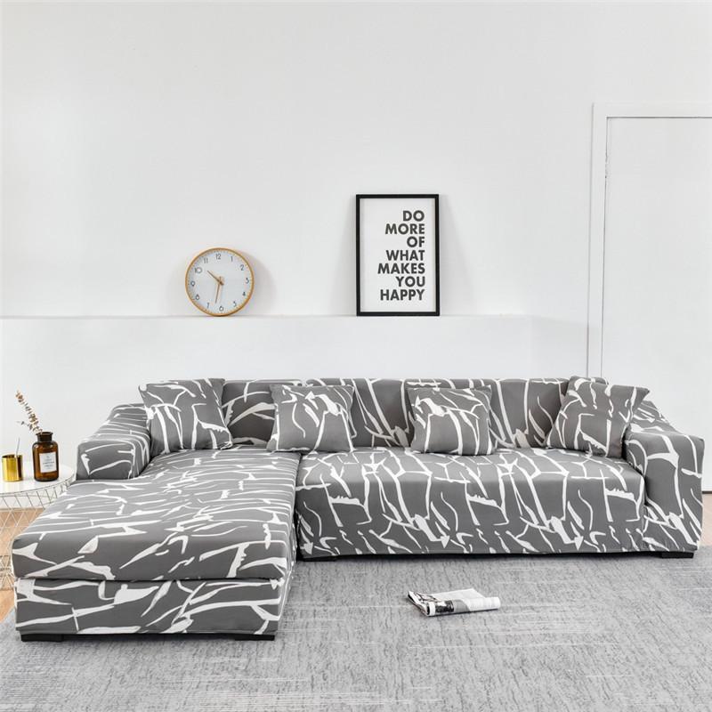 Elastic Slipcover Sofa Cover for Living Room All-inclusive Slip-resistant Sectional Corner Couch Cover Sofa Towel 1/2/3/4-seater