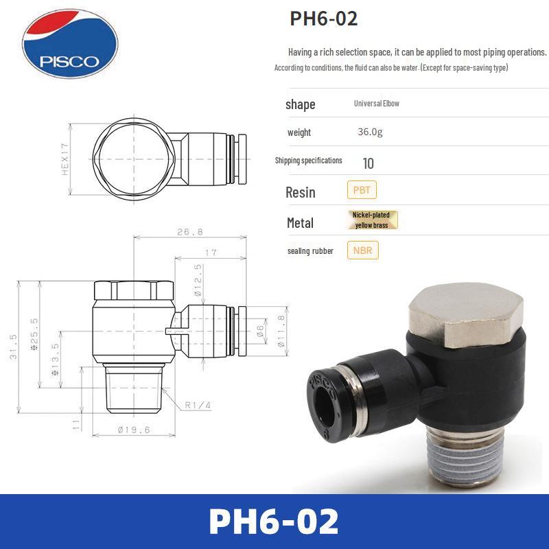 PISCO PH Series Quick Fittings