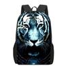 Creative Fiercely Tiger Pattern Backpacks for Girls Boys Children Students Book Bag Teenager Shoulder Rucksack Travel Backpack