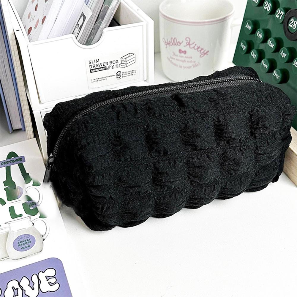 Korean Stationery Polyester Pencil Pouch Pencil Case 23*6*10cm School Supplies For Office Travel Organizing