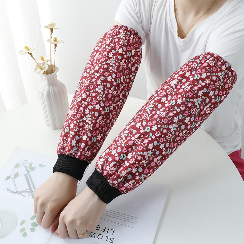 Öl- und Fleckenbeständige Polyester-Baumwoll-Armschoner für Damen & Herren - Schützende Arbeits- und Reinigungsärmel für Herbst und Winter