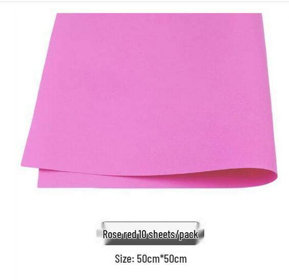 Placă mare din spumă EVA 50x50cm, grosime 1mm, pentru meșteșuguri DIY și proiecte educaționale.