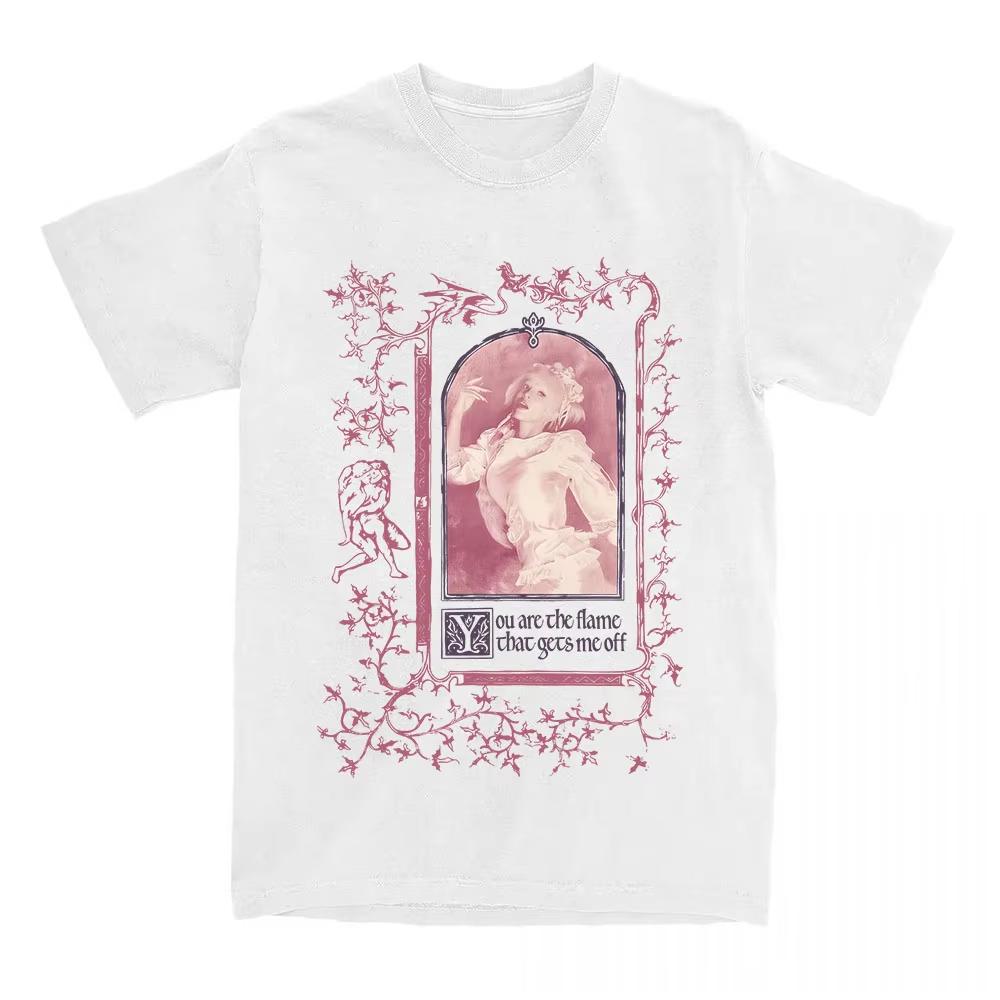 Melanie Martinez Kopf T-Shirt Kurzarm Baumwolle Sommer Rundhals T-Shirts Streetwear Album Grafikdruck Merch Damen T-Shirts