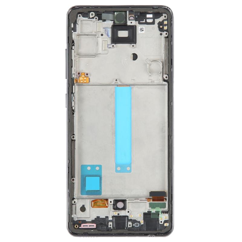 For Samsung Galaxy A52 4G A525/A52 5G A526/A52s 5G A528 Grade C OLED Screen and Digitizer Assembly+Frame (without Logo)