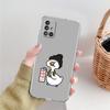 Case For Samsung A15 A13 A35 A55 A51 A71 A41 A31 A21S A05 A17 A23 A25 A33 A53 A73 5G A07 4G Cover Funny Cute Duck Fashion Couple