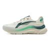 Li Ning Liuyun Cushioning Slip Resistant Abrasion Resistant Lightweight Low top Running Shoes Men's Beige Green ARSV043-4