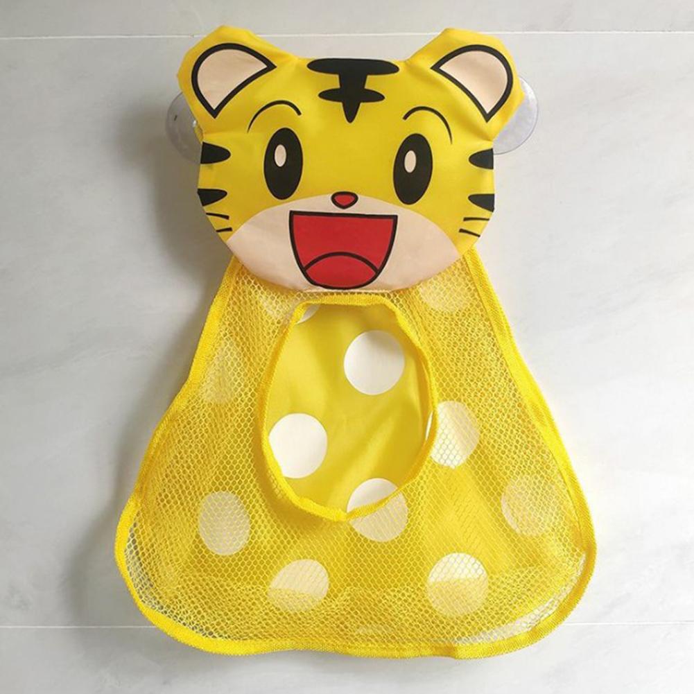 Cartoon Duck Frog Shape Storage  Bag With Suction Cup Bathroom Storage Hanging Bag