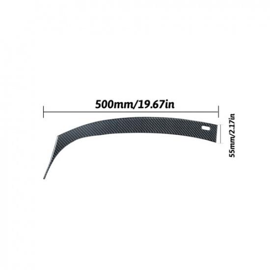 Carbon Fiber Passenger Dashboard Panel Cover Trim For Chevrolet Sonic 2012-2016