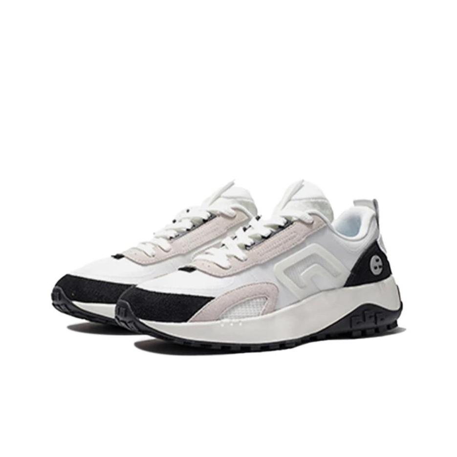 Li Ning CF Yuehua 2.0 Sports Shock Absorbing Wear Resistant Low Top Casual Shoes Men Sneaker Black White AGLS045-2