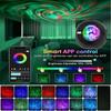 Bluetooth-Speaker Galaxy Projector Smart Star LED Night Lights Nebula Table Lamp KTV Party Stage Light Gaming Room Bedroom Decor