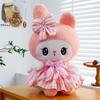 Peluche di Sanrio Kuromi Regalo di Compleanno per Bambina Con Fiocco e Vestito Per Bambini e Collezionisti