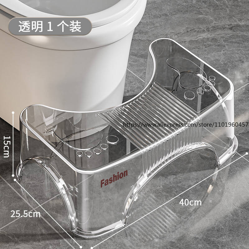 Thickened Bathroom Toilet Stool Squatting Helper Kids-Friendly Footrest Step Stool for Home Toilet