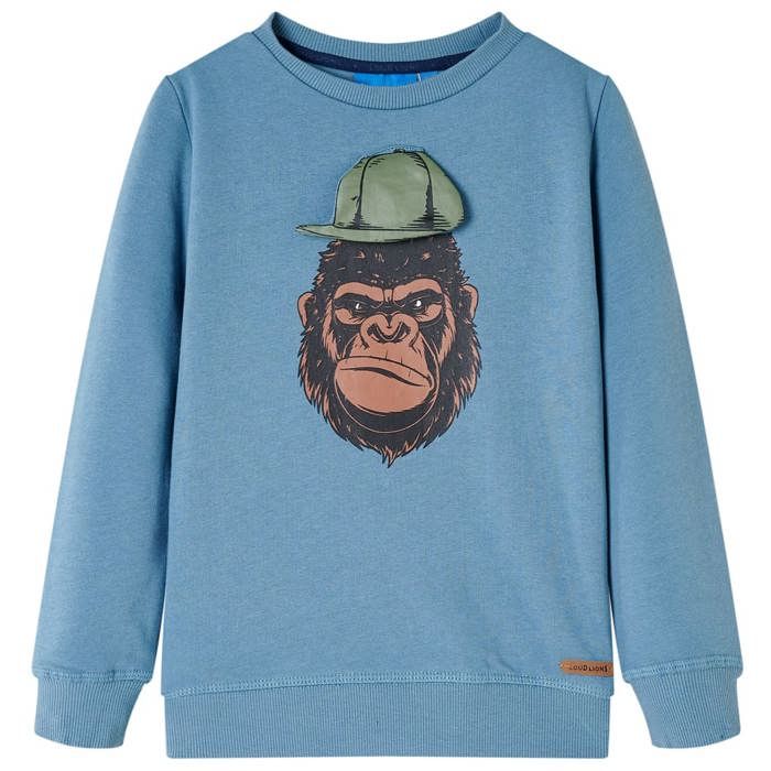 Sweatshirt pour enfants bleu moyen 92/104/116/128/140