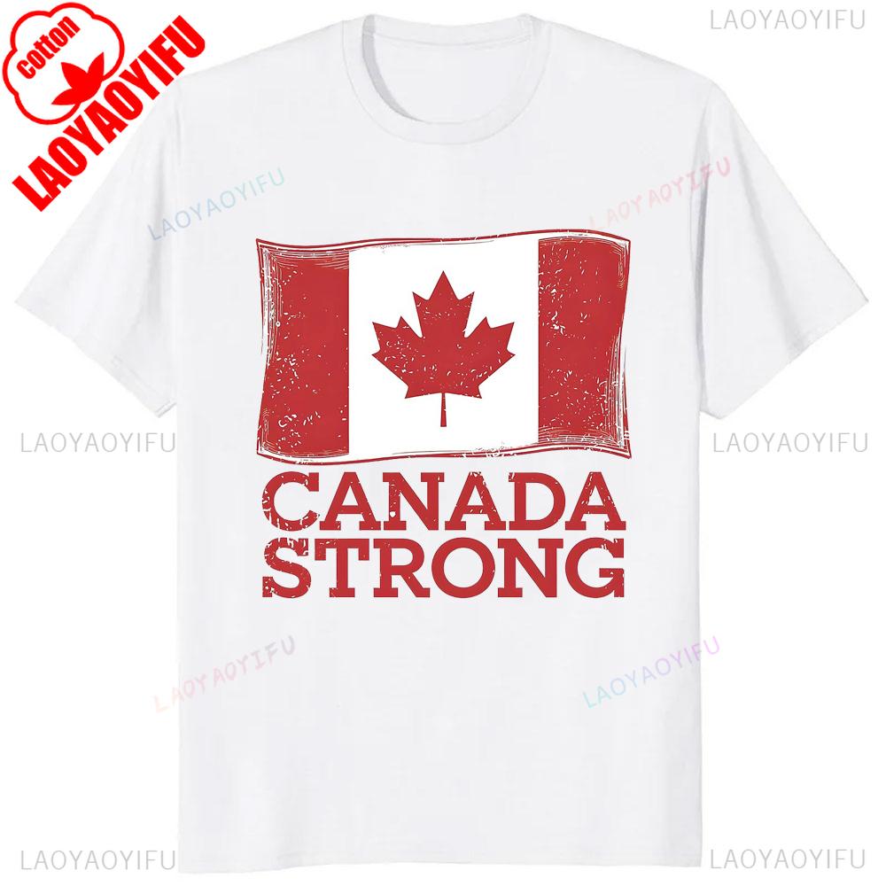 Vintage Maple Leaf Graphic Canada Nobody 51 Tshirt Casual Fashion Streetwear Man T Shirt Cotton Breathe Comfot Summer Tees