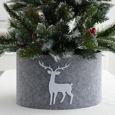 Falda para Árbol de Navidad Decoración Navideña de Año Nuevo para el Hogar Cubre Árbol de Navidad Suave Falda para Árbol de Navidad Decoración para Fiesta en Casa