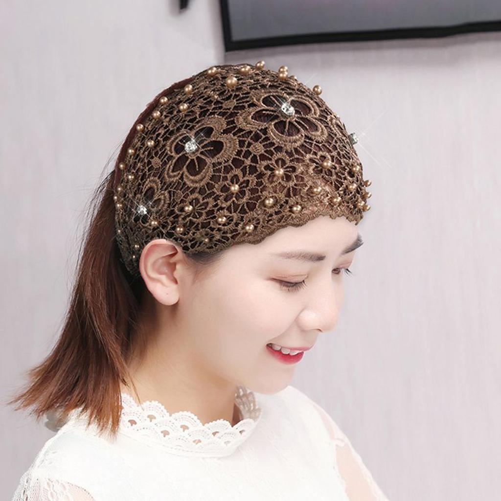 Hollow Hair Band With Wide Edges To Press Hair, Non-slip And Cover Gray Hair Headdress