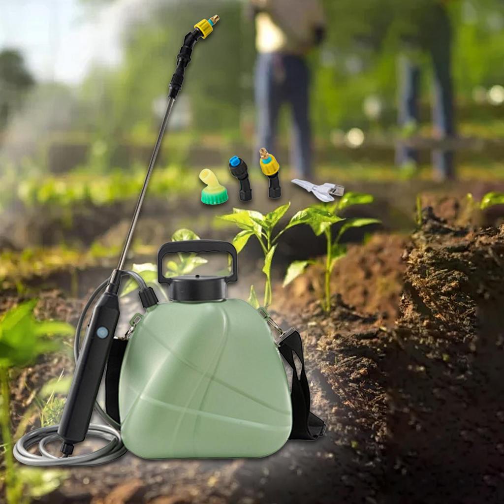 5 Liters Electric Plant Mister Sprayer Retractable Rod Portable Multifunctional USB Rechargeable for