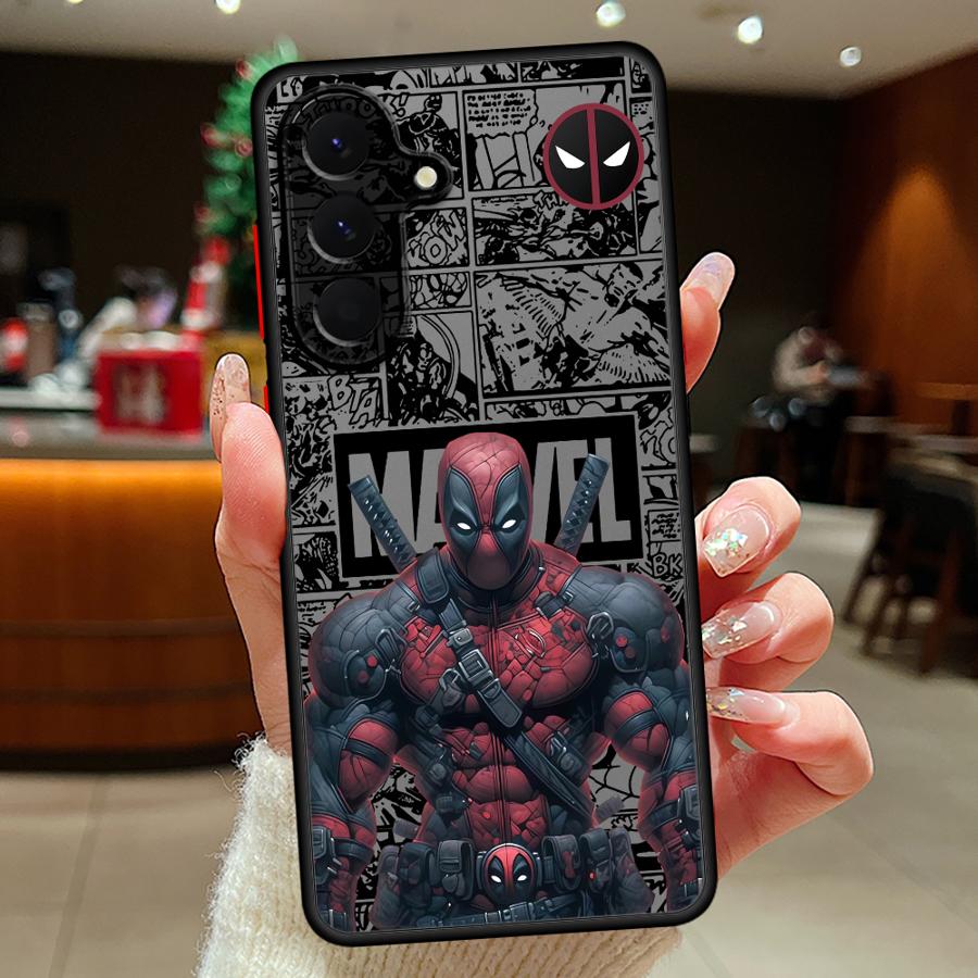 Marvel Deadpool Sipiderman Phone Cover Case for Samsung Galaxy A73 A33 A34 A36 A35 A17 A52 A16 A15 A54 A56 A55 A14 A23 A52S A72