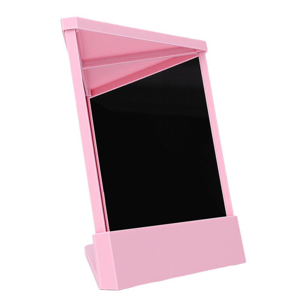 Non Reversing Mirror True Reflection Beveled Standing Cosmetic Inverted Mirror for Desktop Vanity Accurate Grooming