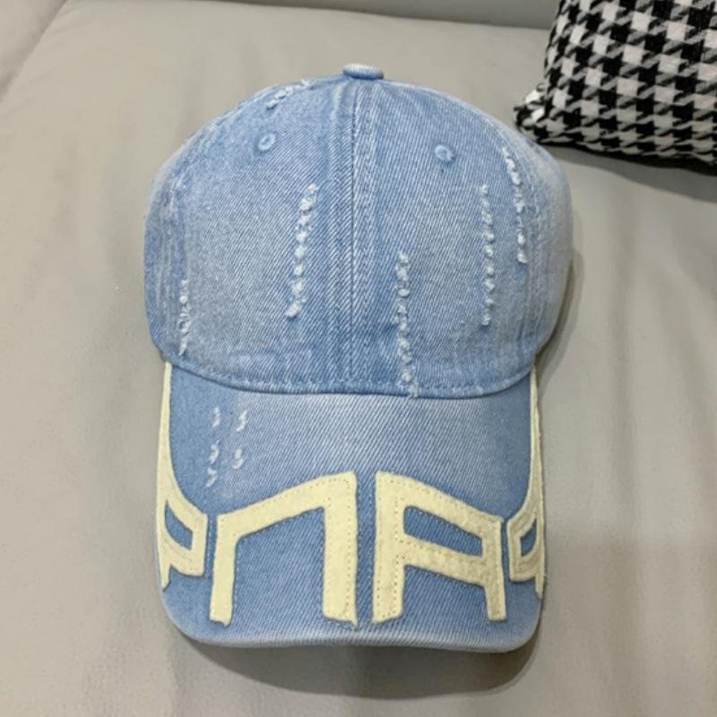 Popular Big Head Circumference Baseball Cap, Sunshade, Sunscreen, Face Small Letter Hat, Cowgirl Deep Top Cap New