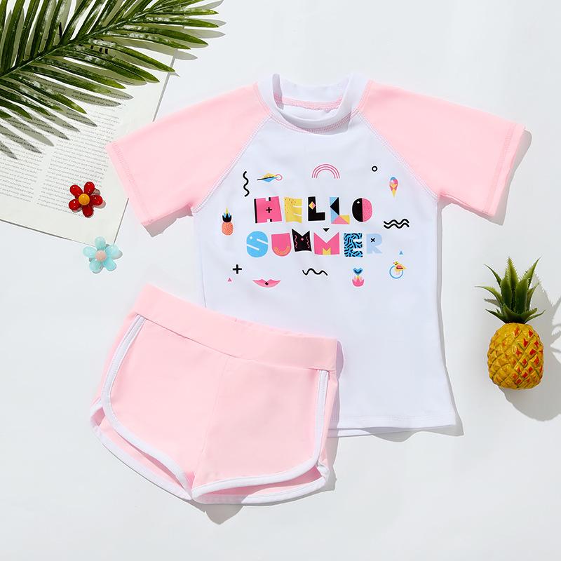 

Летние купальники принцессы для девочек 2025: Милый раздельный купальник для малышей и детей. 3XL