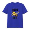 Papa Bee T Shirt for Dad Daddy Kawaii Honey Lover Design Perfect First Day Family Birthday vintage Washed Top For Everyday Wear