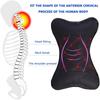 2Pcs Pu Car Seats Neck Pillow Breathable Auto Head Neck Rest Cushion Neck Support Cervical Headrest Soft Car Pillow