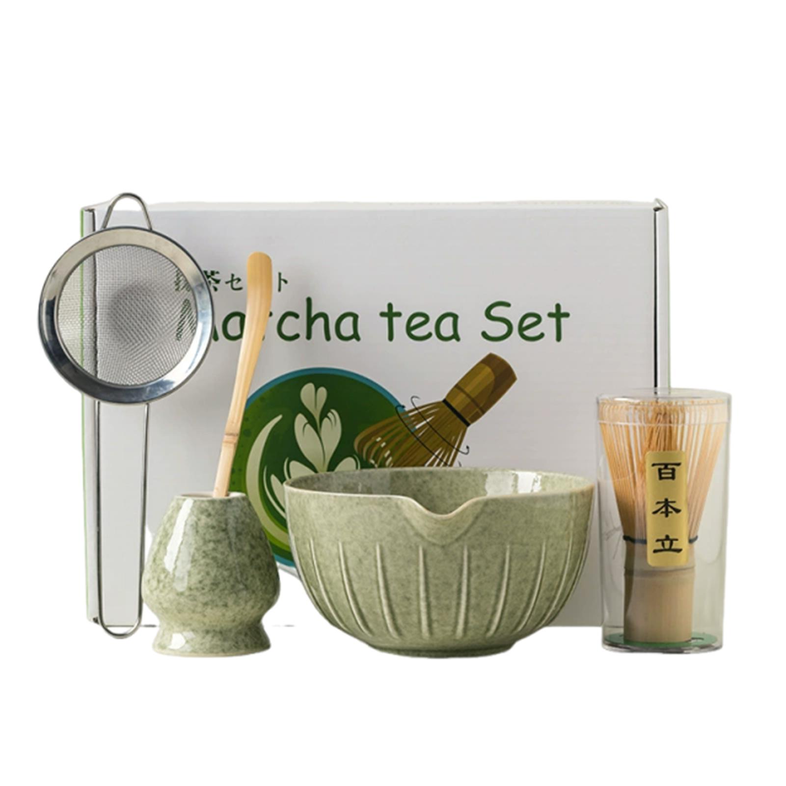 Japanese Matcha Elegant Ceramic Bowl Rack, Handmade Matcha Ceremony Set Matcha Spoon, Traditional Japanese Ceremony